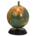 Small World Globe Set of 3 Weathered Finish Geographical Mango Wood Base 5.5" H   302775938400